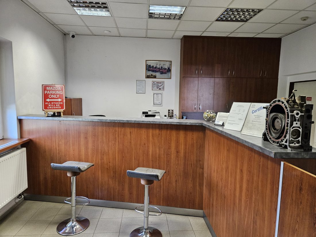 Recepce Auto Dufek v Měchenicích